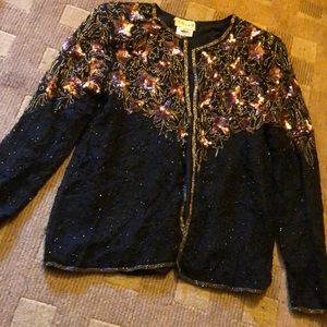 Vintage sequin beaded  jacket!
